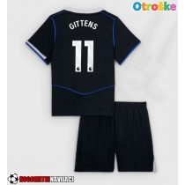 Otroške Nogometnih dresov Chelsea Jamie Gittens #11 Tretji 2025-26 Kratki rokavi (+ hlače)